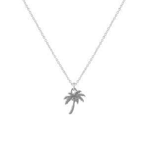 Palm Tree Pendant Necklace