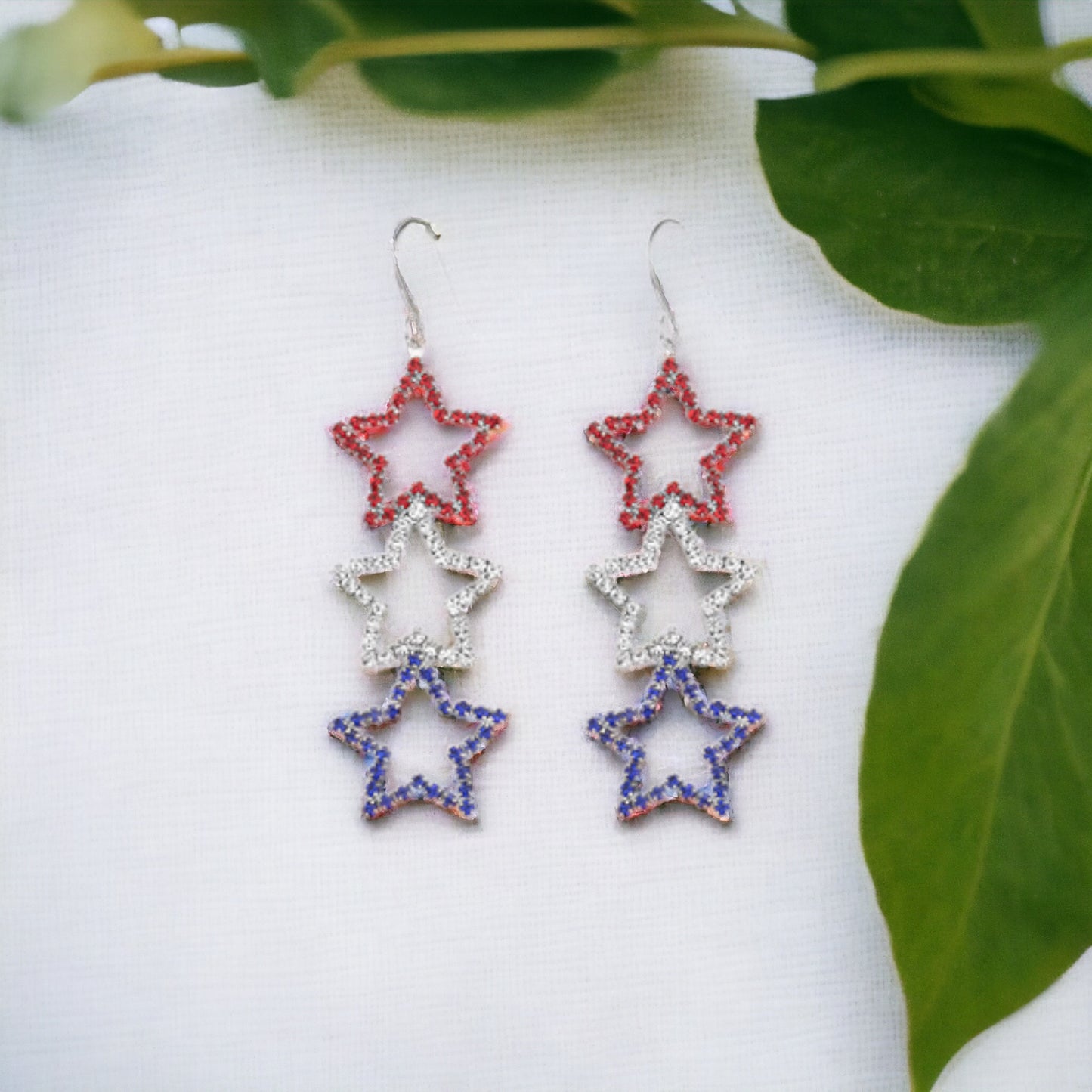 USA Star Earrings - Marisa's Shopping Network