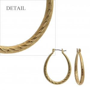 Small Teardrop Dia Cut Earrings
