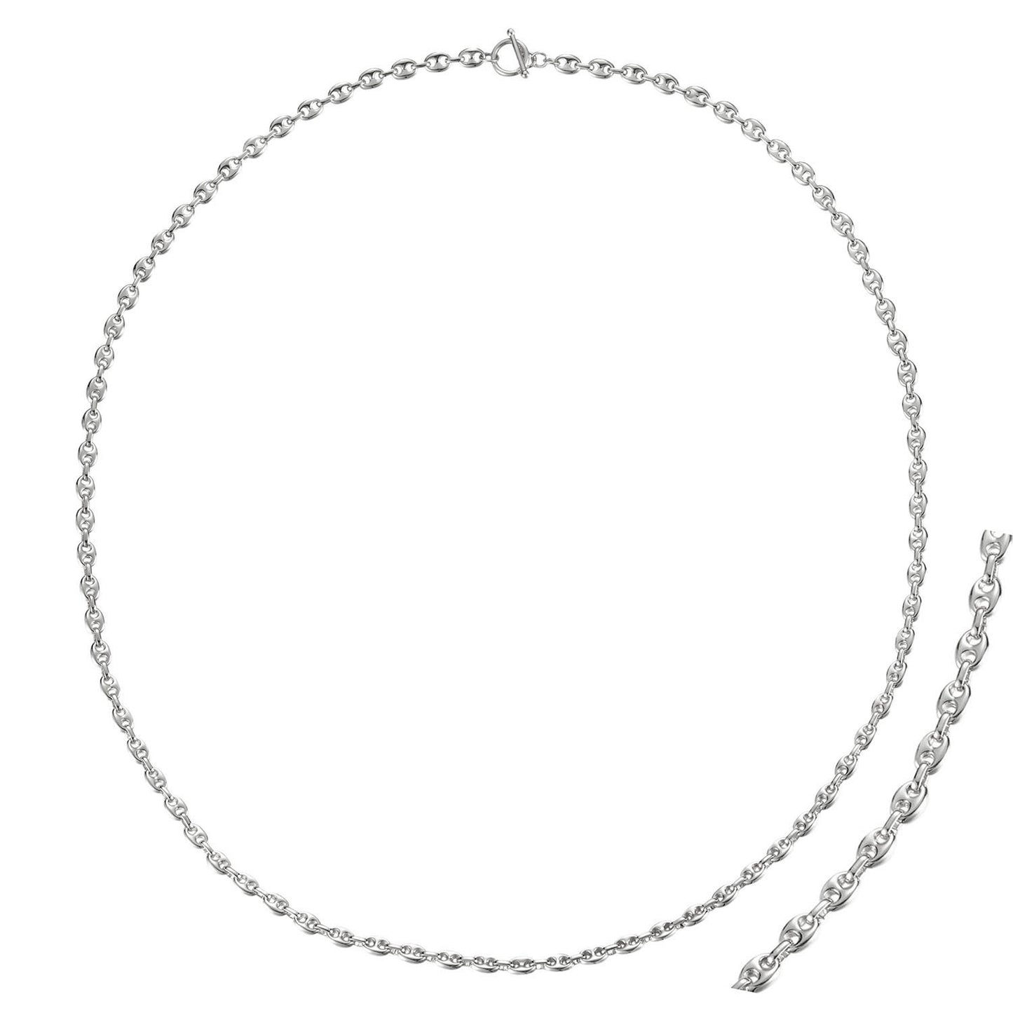 36" Mariner Link Necklace in Gold or Silver