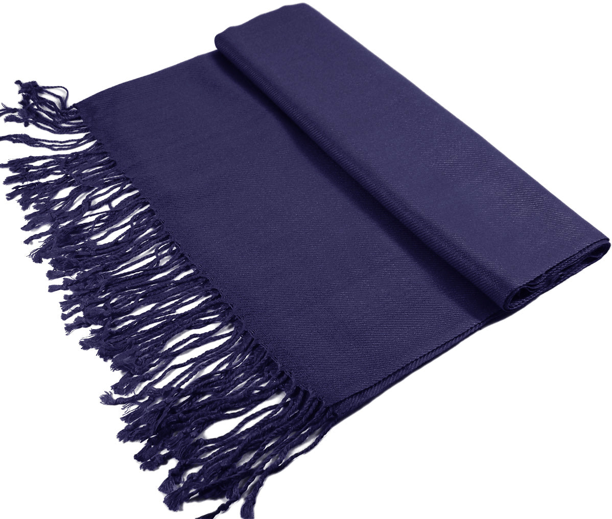 Solid Indigo Pashmina Scarves