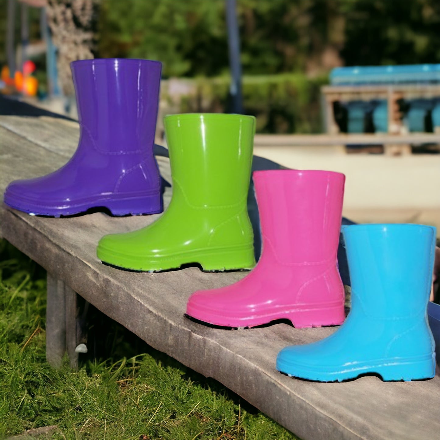 Kid Sized Super Soft Rubber Rain Boots - Marisa's Shopping Network
