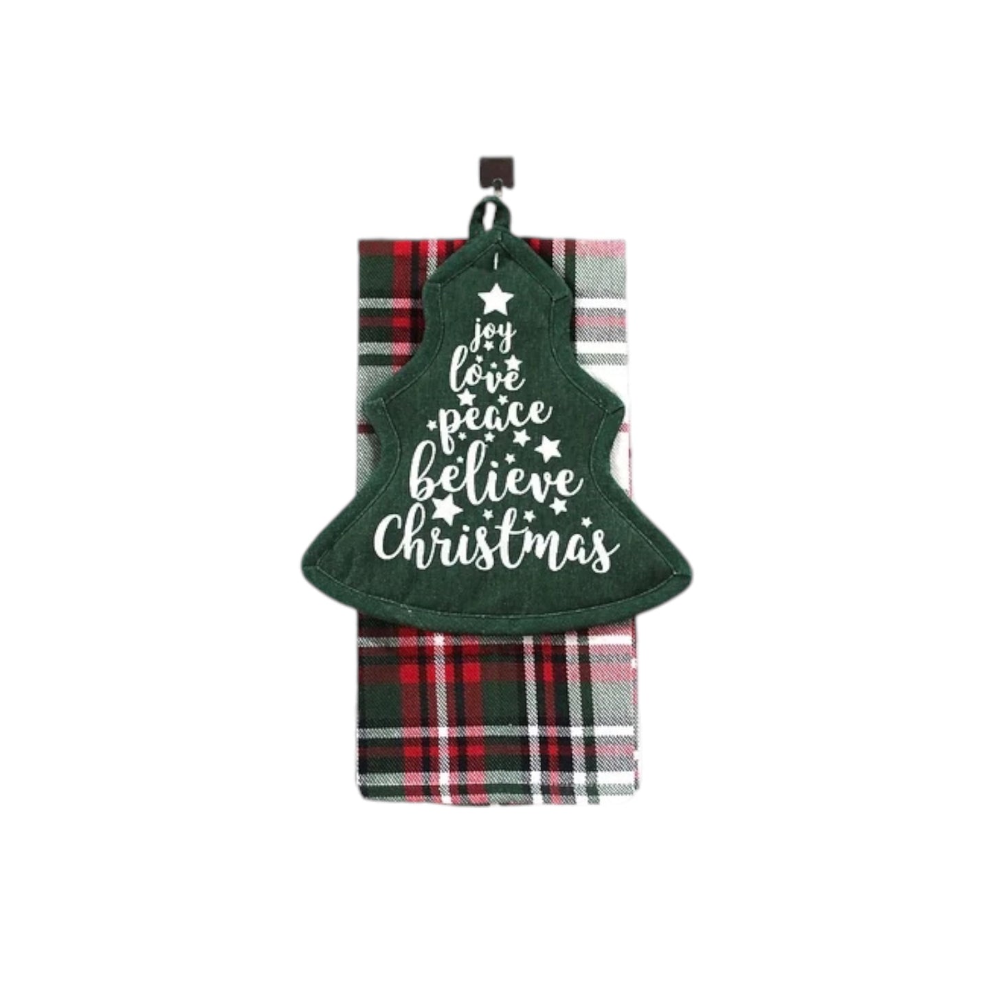 Holiday Dishtowel and Potholder Set