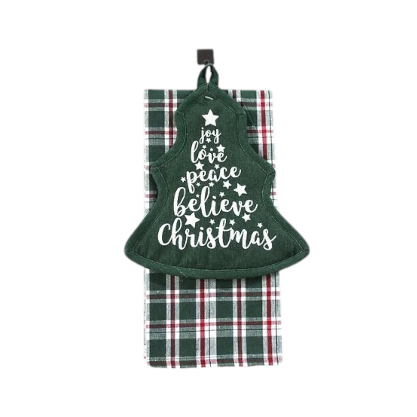 Holiday Dishtowel and Potholder Set