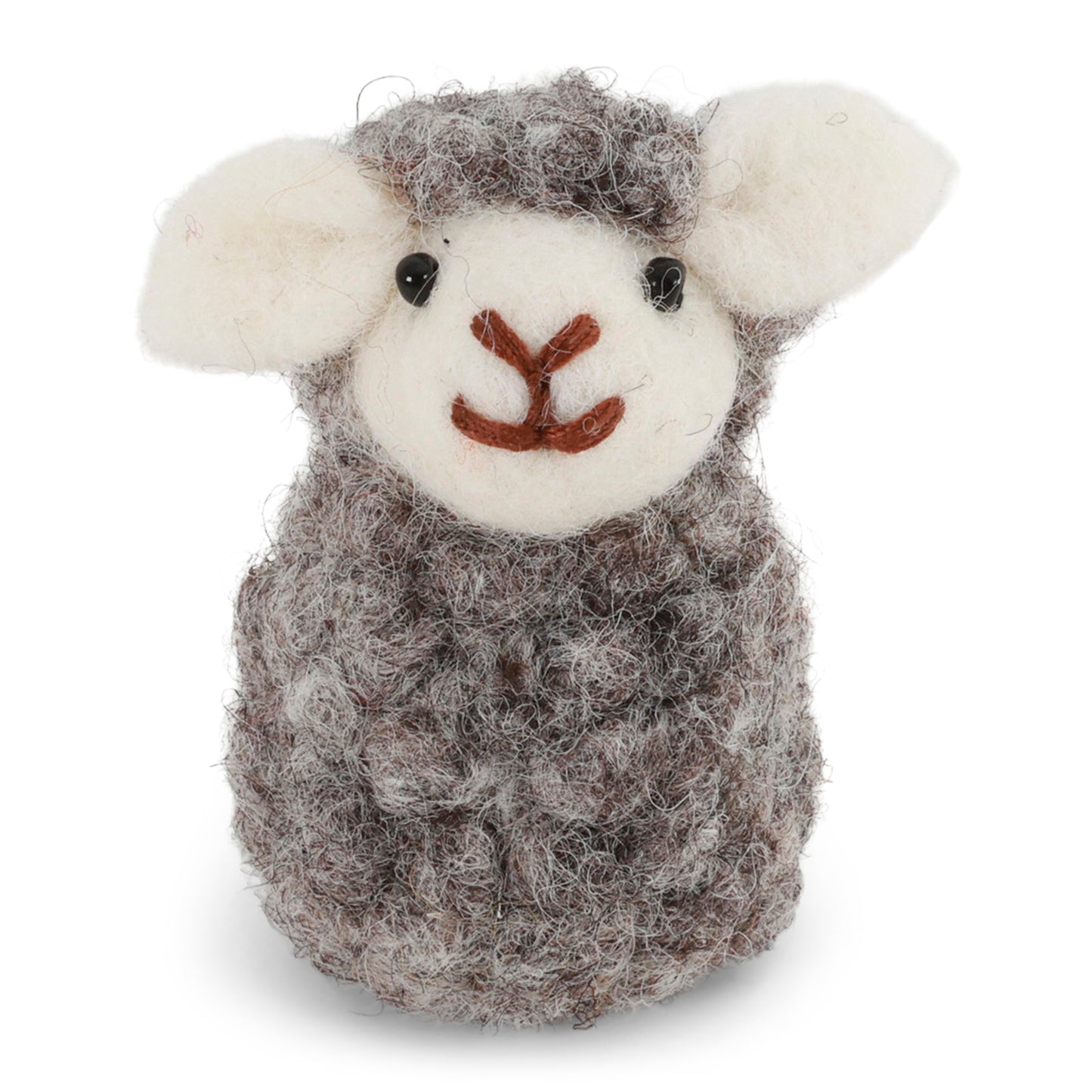 Felt Sitting Sheep Ornament