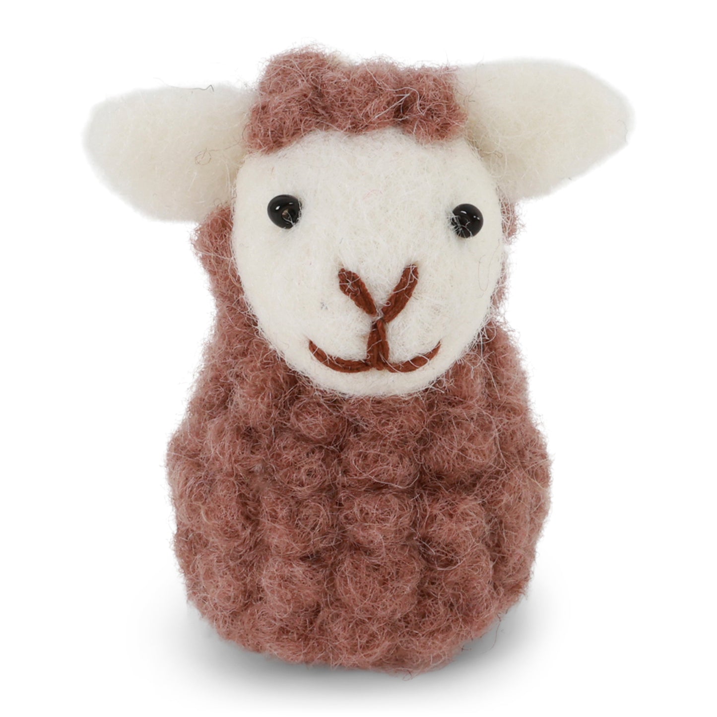 Felt Sitting Sheep Ornament