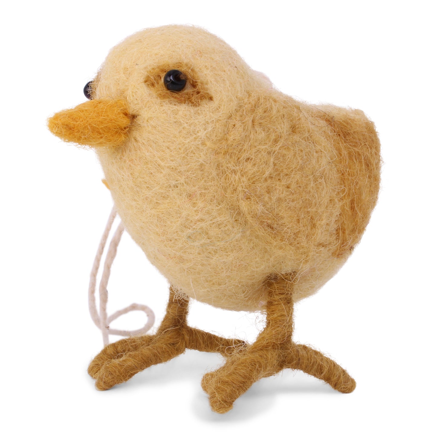 Felt Chicken Standing Yellow