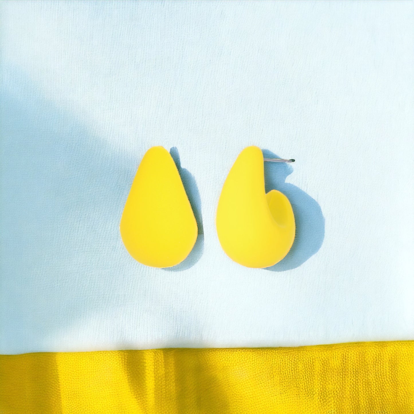 Colored Teardrop Stud Earrings - Marisa's Shopping Network 