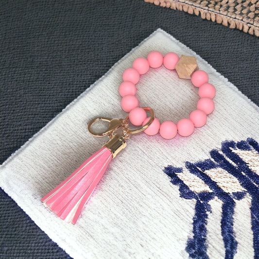 Wooden Bead Keychains - Marisa's Shopping Network 