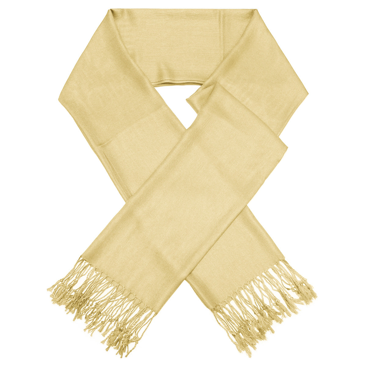 Solid Champagne Pashmina Scarves