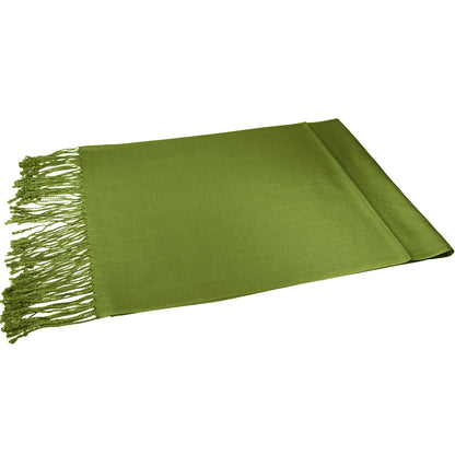 Solid Dark Olive Pashmina Scarves