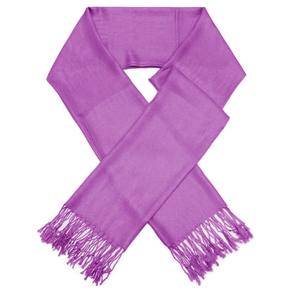 Solid Dark Orchid Pashmina Scarves