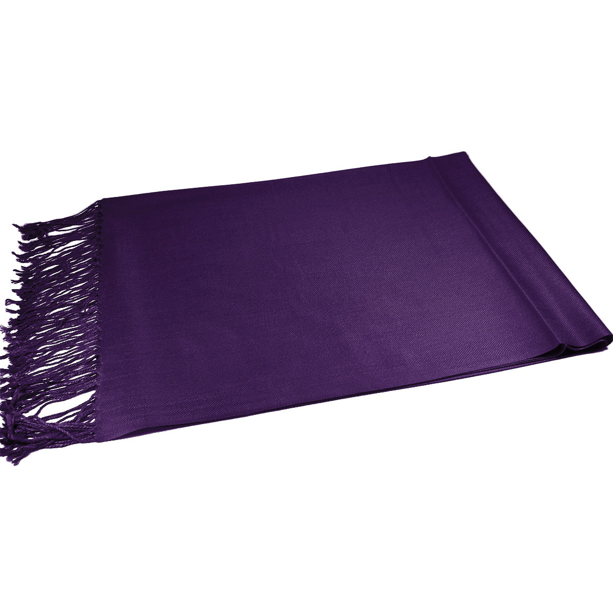 Solid Dark Purple Pashmina Scarves