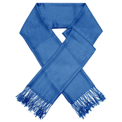 Solid Denim Pashmina Scarves