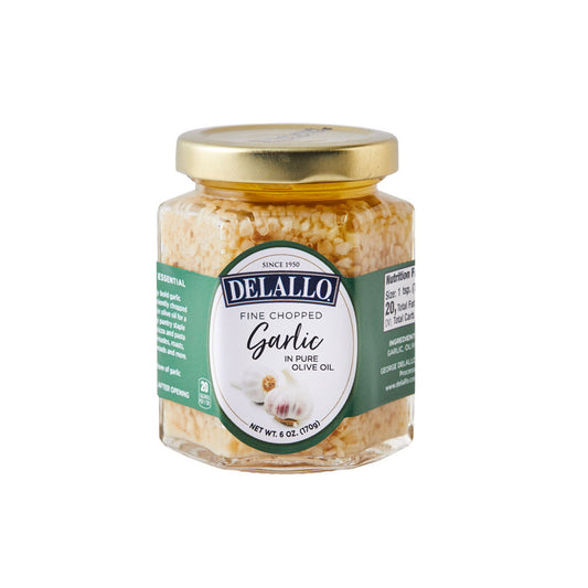 DeLallo Chopped Garlic in Oil 6 oz