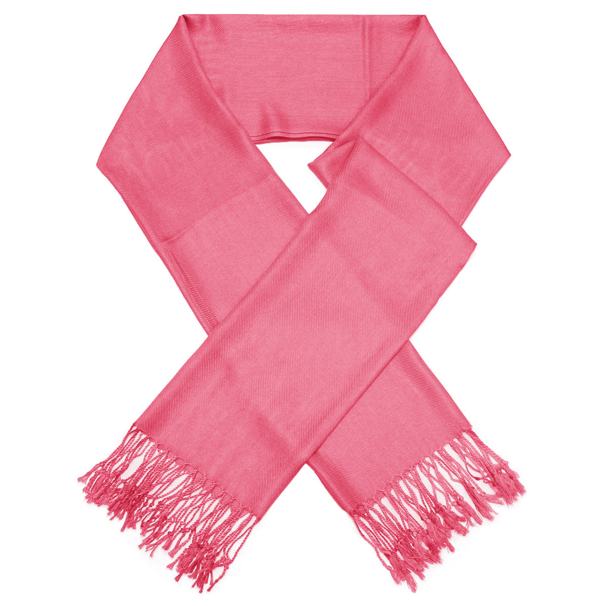 Solid Hot Pink Pashmina Scarves