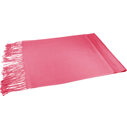 Solid Hot Pink Pashmina Scarves