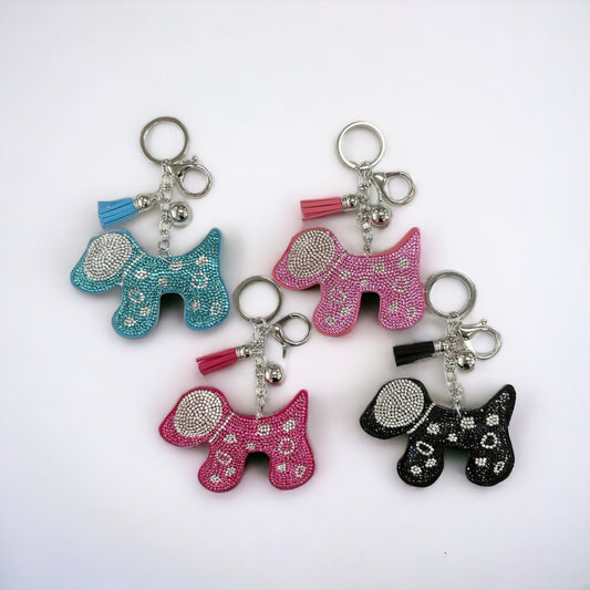 Crystal Dog Keychains - Marisa's Shopping Network 