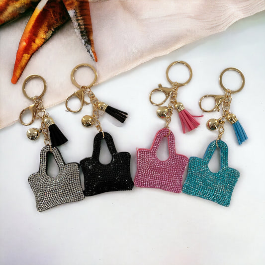 Crystal Bag Keychains - Marisa's Shopping Network 