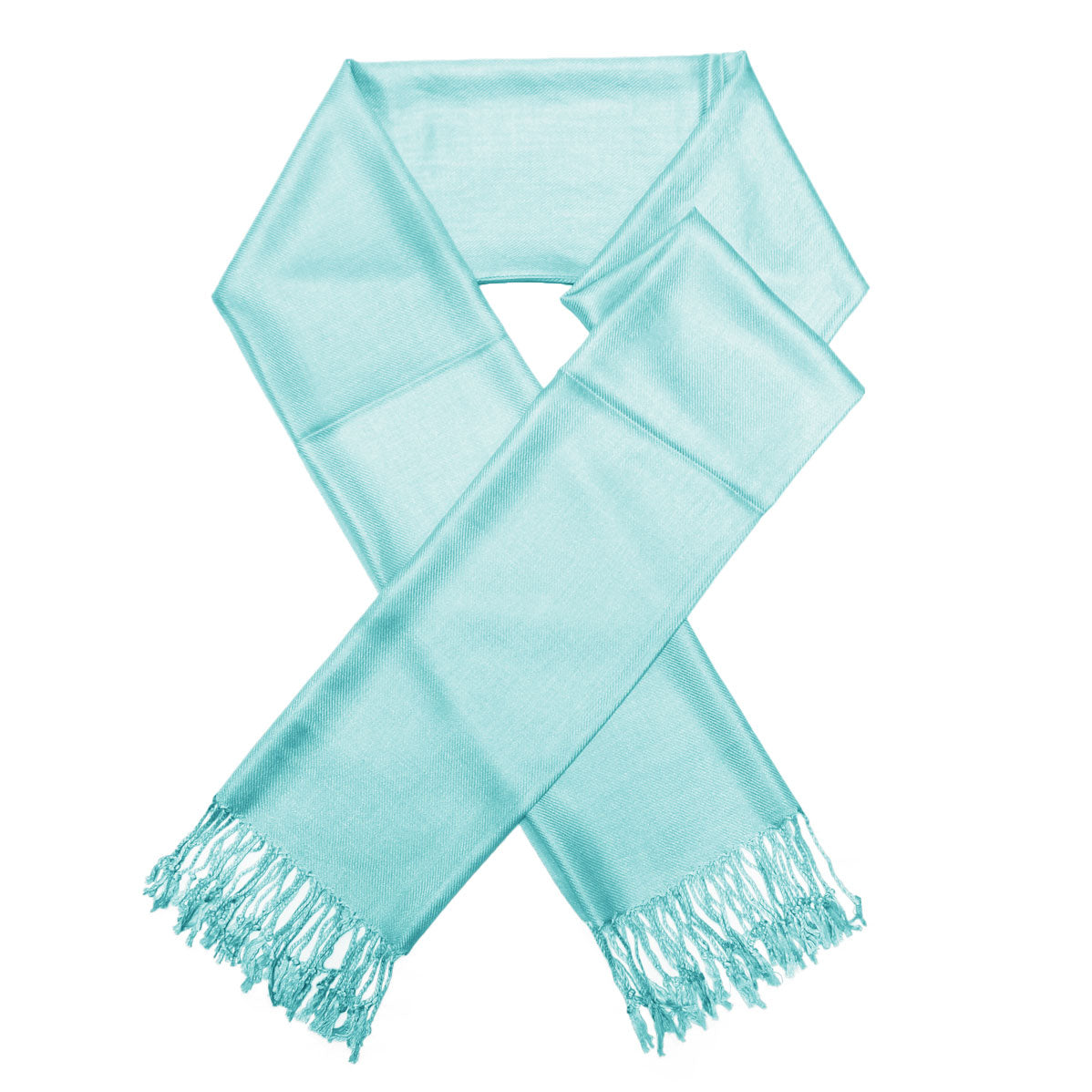 Solid Light Turquoise Pashmina Scarves