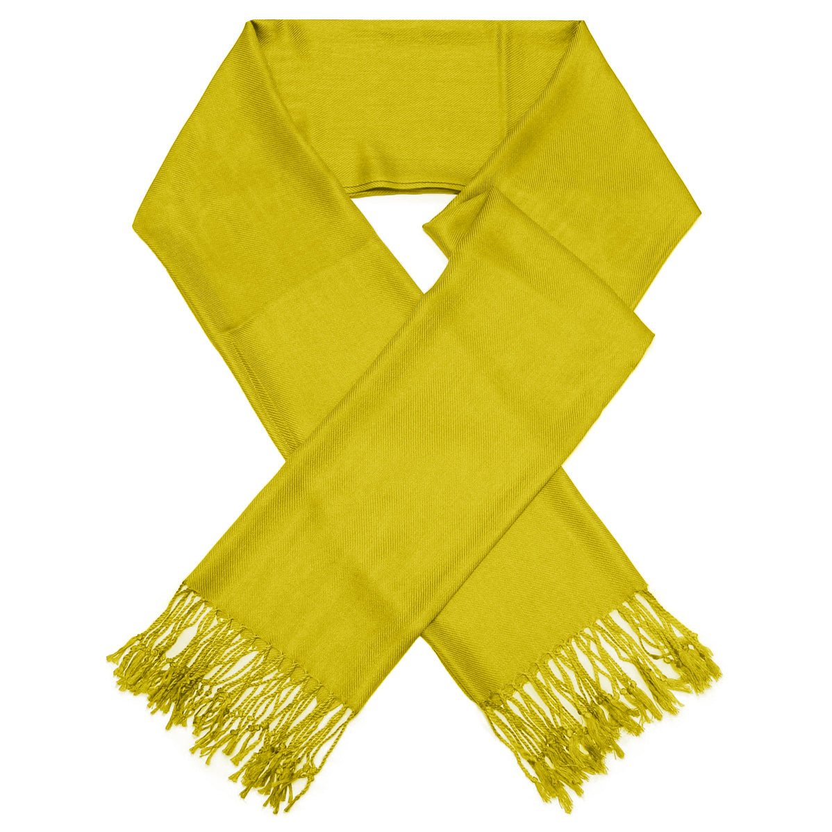 Solid Mustard Pashmina Scarves