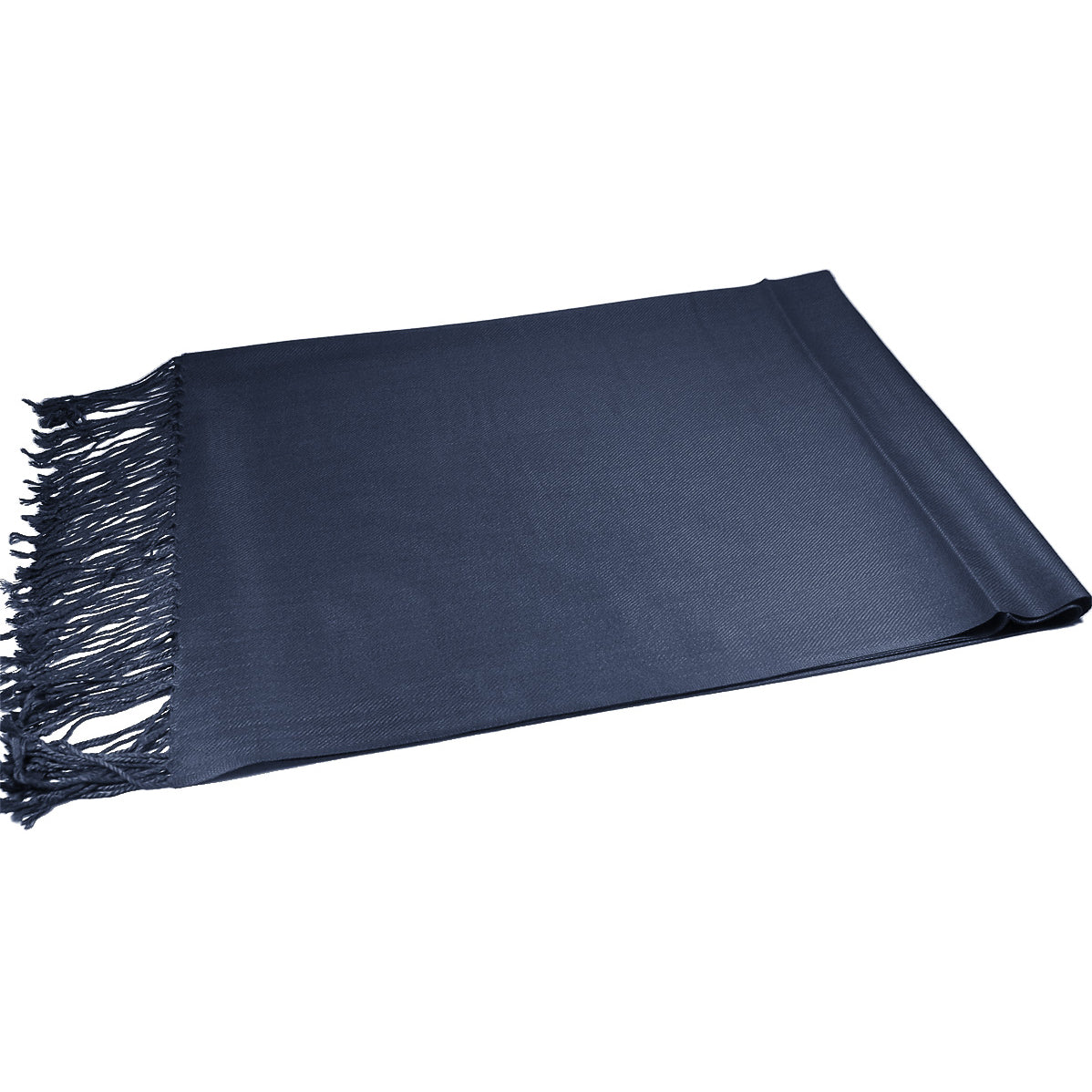 Solid Navy Pashmina Scarves