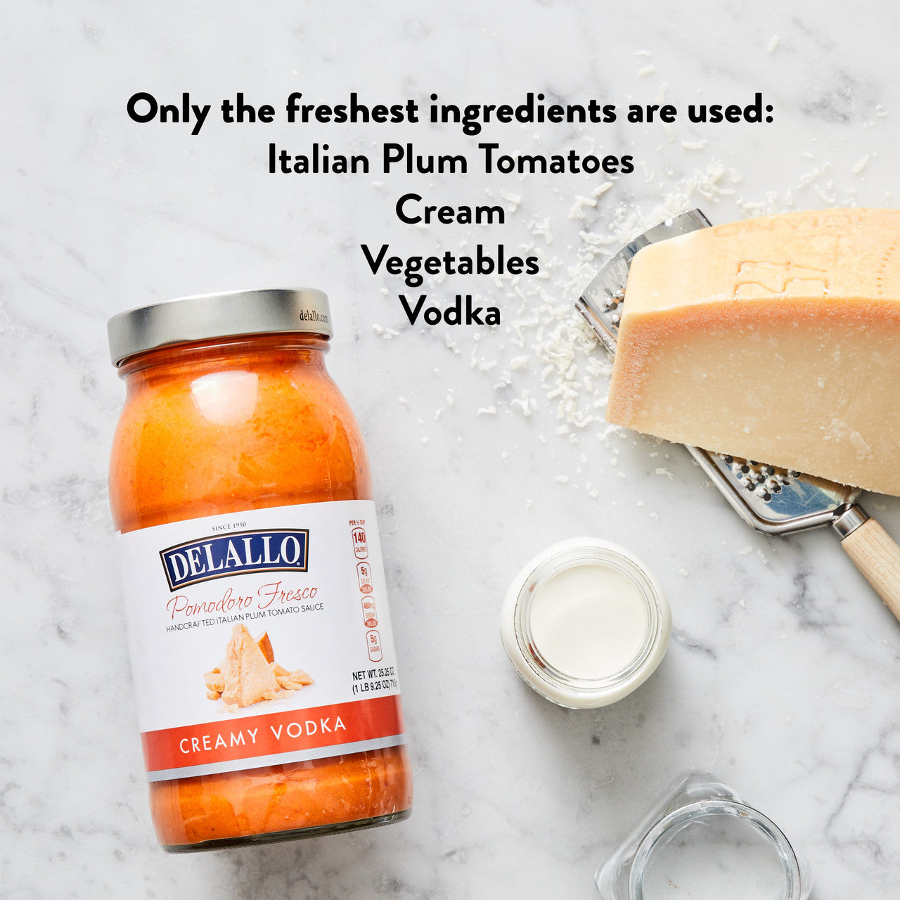 DeLallo Pomodoro Fresco Creamy Vodka Sauce