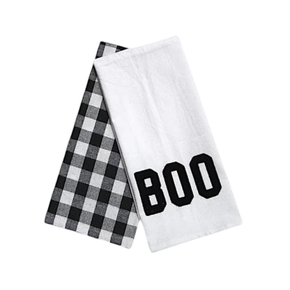 2pk Halloween Kitchen Towel Set