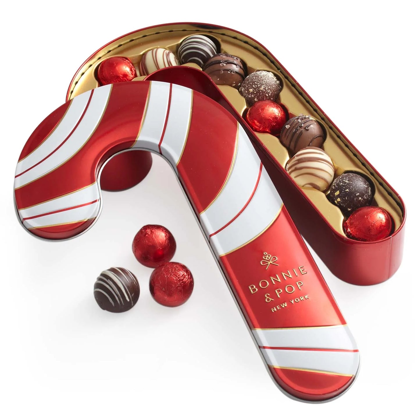 Bonnie & Pop Candy Cane Gift Tin