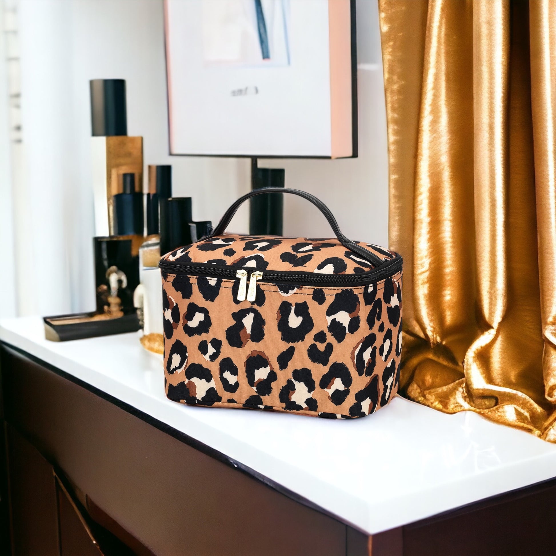 Leopard Cosmetic Bag - Marisa's Shopping Network 