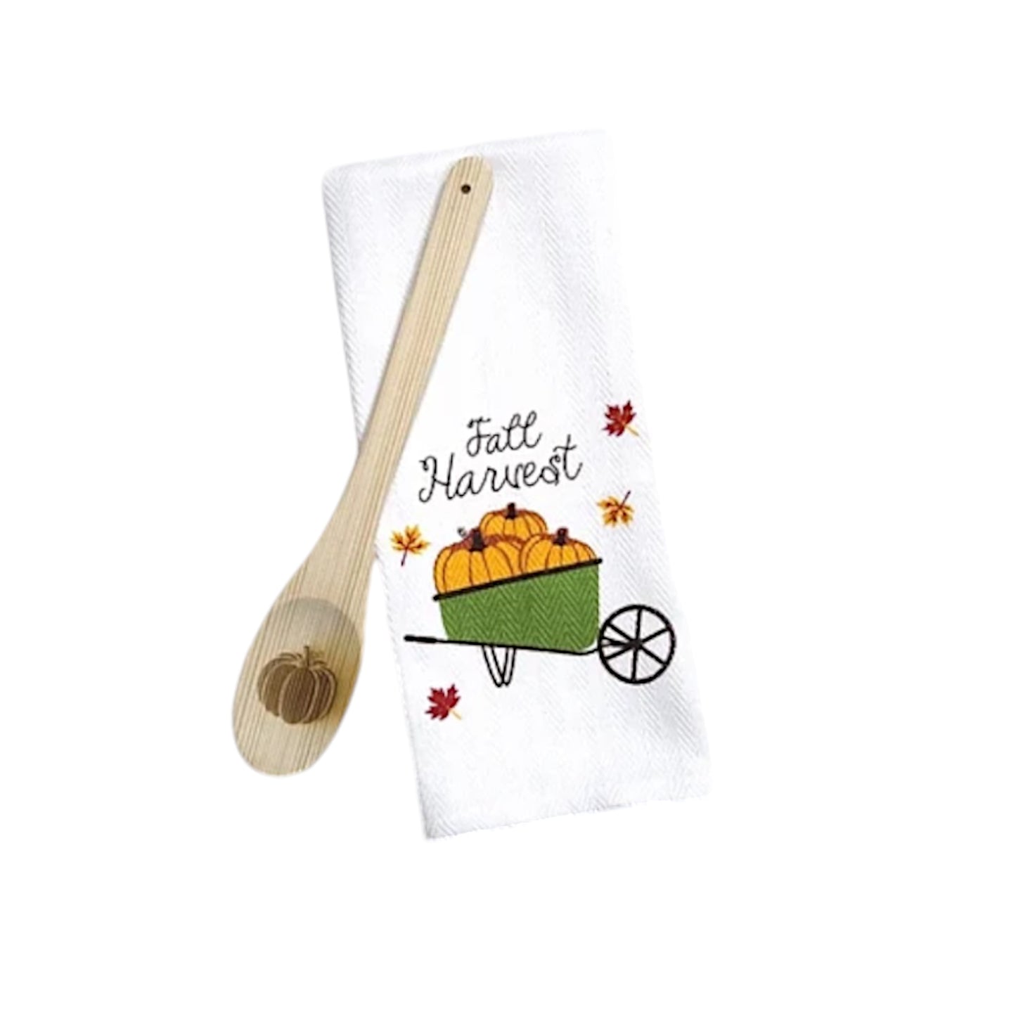 Fall and Spoon Tea Towels