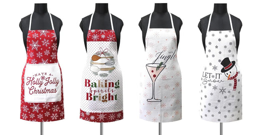 Holiday Printed Aprons