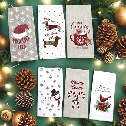 Holiday Printed Dishtowels