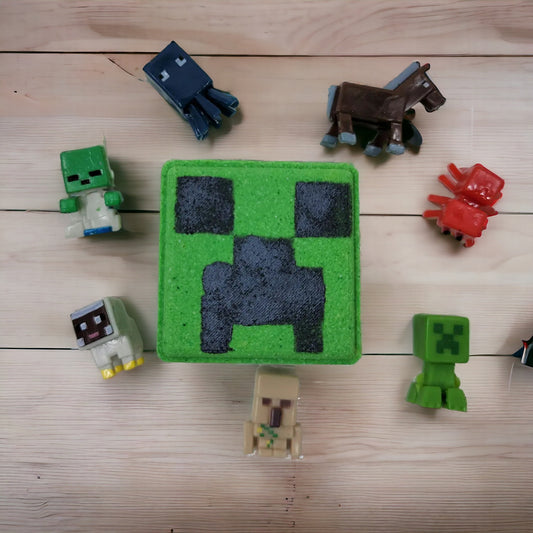 Minecraft Bath Bomb with Toy - Marisa's Shopping Network 