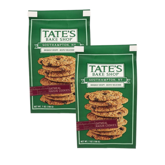 Tate's Oatmeal Raisin Cookies 2 Packs