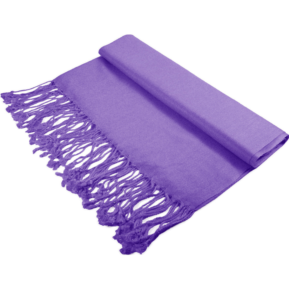 Solid Purple Pashmina Scarves