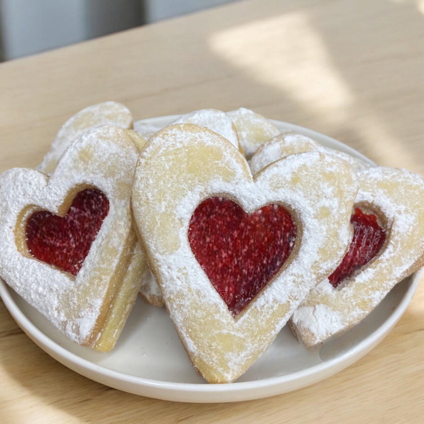 Little Italy BakeShop Linzer Heart Cookies