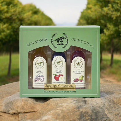 Saratoga Olive Oil Gift Set 60mL Three Pack Sampler