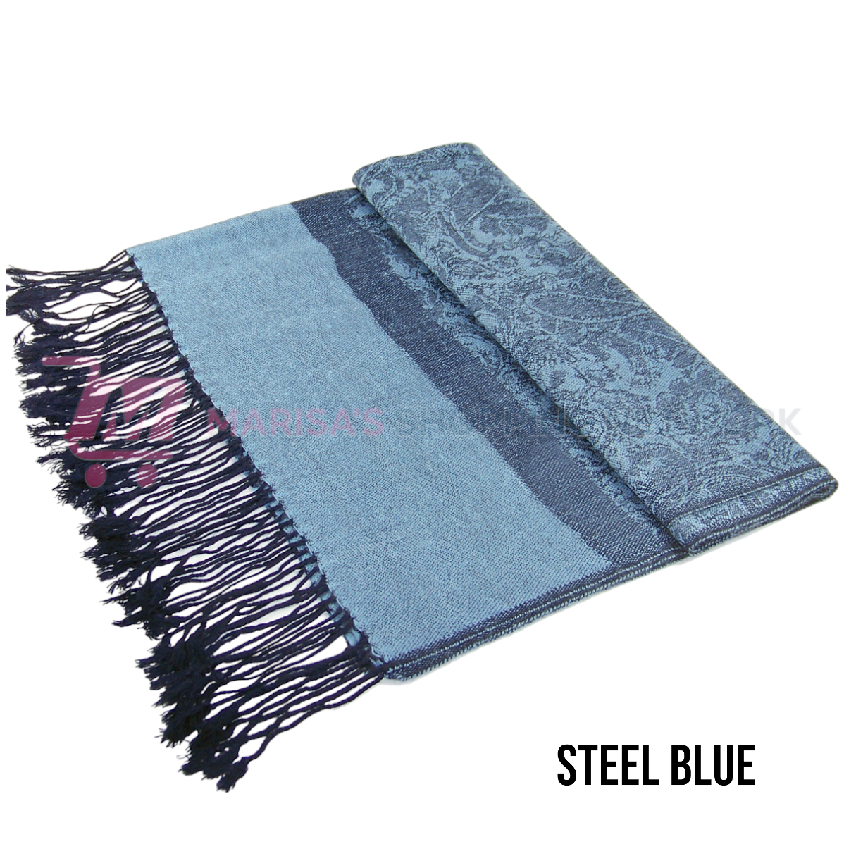 CS All Paisley Colored Pashmina Scarves